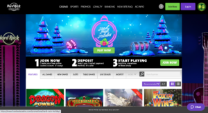 Hard Rock Online Casino NJ Lobby