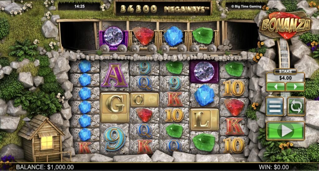 Bonanza Megaways Slot Online Screenshot Hard Rock Casino Bonus Code