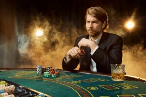 Blackjack Player Sitting at a Casino Table Wondering If a Blackjack Apprenticeship Is Worth It