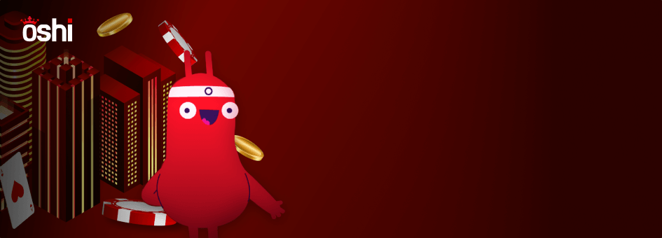 Oshi Casino Welcome bonus Up To €300 + 250 Free Spins