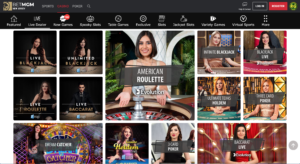 BetMGM Casino US Live Dealer Games