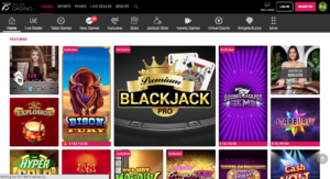 Borgata Online Casino US Lobby