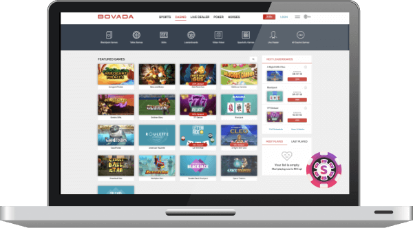 Bovada Casino Games