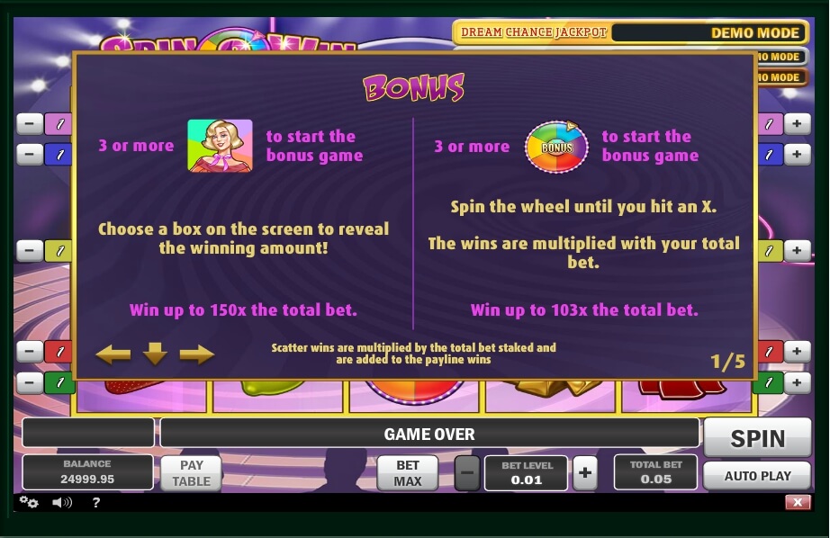spin n win slot machine detail image 4