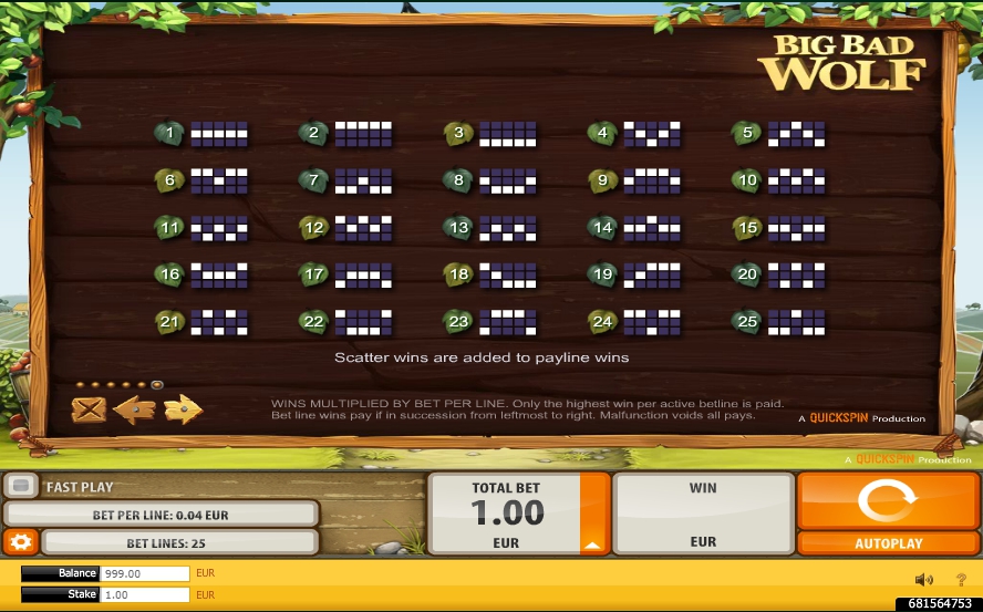 big bad wolf slot machine detail image 0