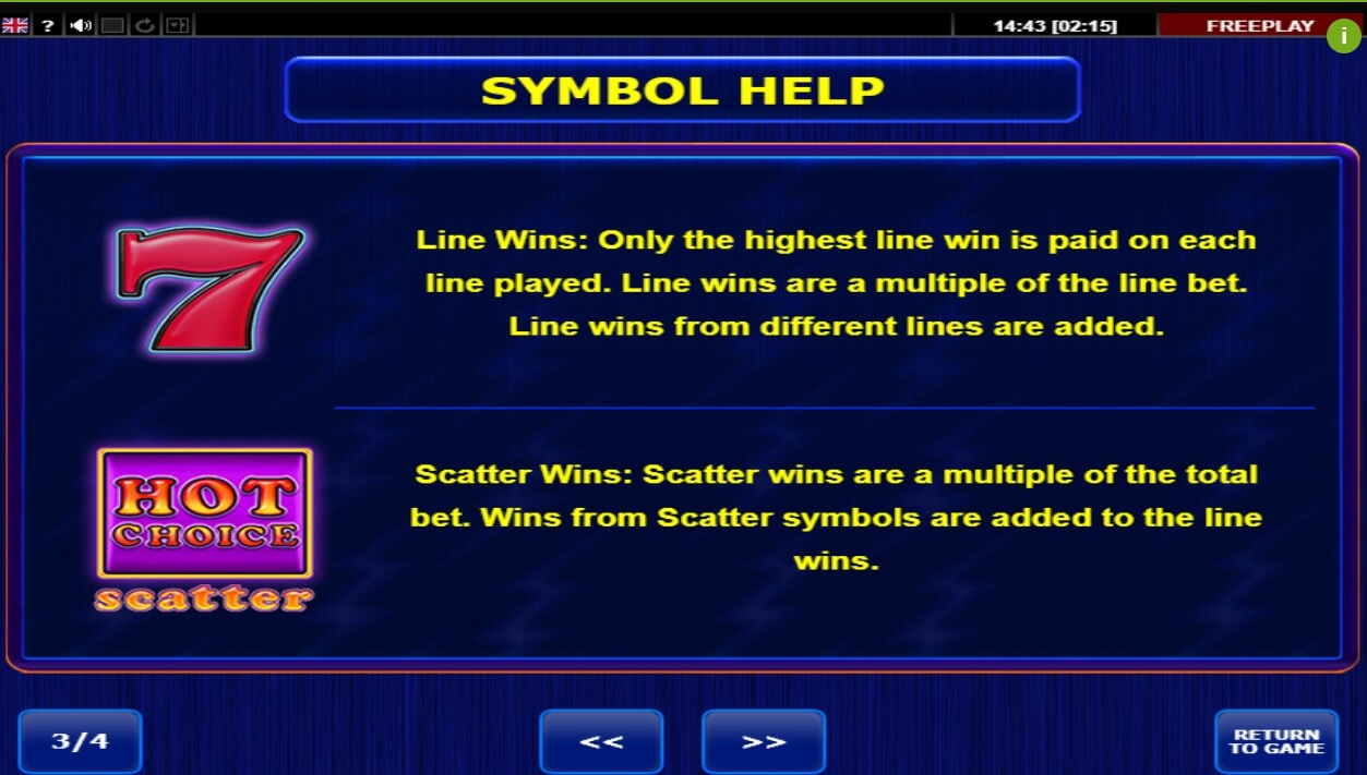 hot choice slot machine detail image 1
